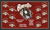 River Cats Custom Designed Team Baseball Banner 02 - Sacramento River Cats Custom Banner