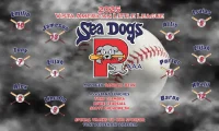 Sea Dogs Custom Designed Team Baseball Banner 04 - Portland Sea Dogs Custom Banner