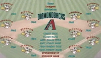 Arizona Diamondbacks Baseball Team Banner Design Your Own 02