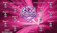 Butterflies Soccer Team Banner EASY Design Your Own 03