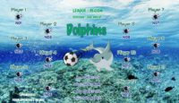 Dolphins Soccer Team Banner EASY Design Your Own 01