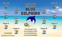 Dolphins Soccer Team Banner EASY Design Your Own 02