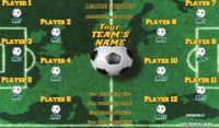 Any Team Name (Generic) Easy Design Soccer Team Banner 02