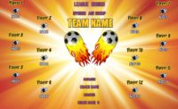 Any Team Name (Generic) Easy Design Soccer Team Banner 04