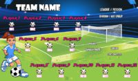 Any Team Name (Generic) Easy Design Soccer Team Banner 06