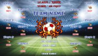 Any Team Name (Generic) Easy Design Soccer Team Banner 09