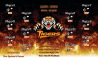 Tigers Soccer Team Banner EASY Design Your Own 02